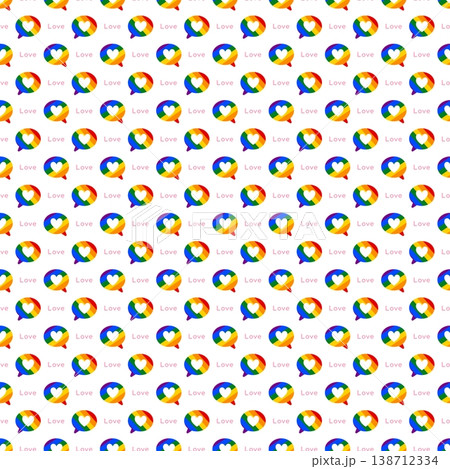 Pride and rainbow seamless background  138712334
