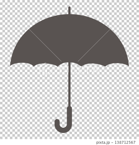 雨傘輪廓,雨季,留白,黑色 雨傘輪廓,雨季,留白,黑色 138712567