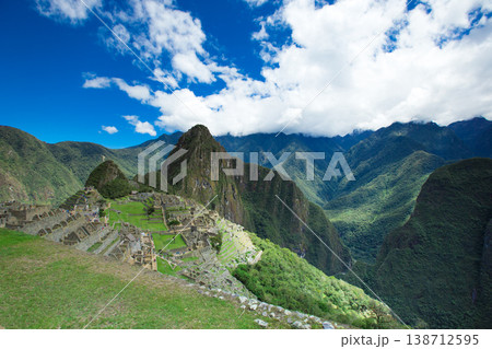 Machu Picchu, a UNESCO World Heritage Site. Mountain city. Machu Picchu, a UNESCO World Heritage Site. Mountain city. 138712595