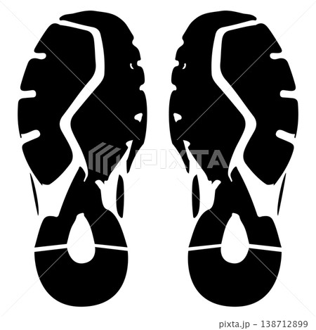 Trainer Footprint Trail Sports and Motion Concept 138712899