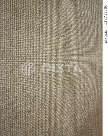 Burlap texture background with woven fibers for rustic or natural design and craft projects Burlap texture background with woven fibers for rustic or natural design and craft projects 138713586