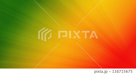 Abstract background in red, yellow and green tones with grainy texture 138715675