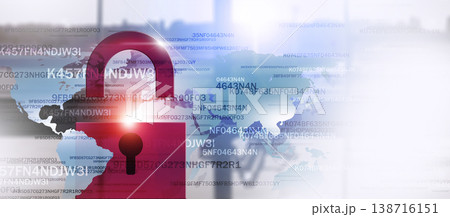 internet web security decoding banner internet web security decoding banner 138716151