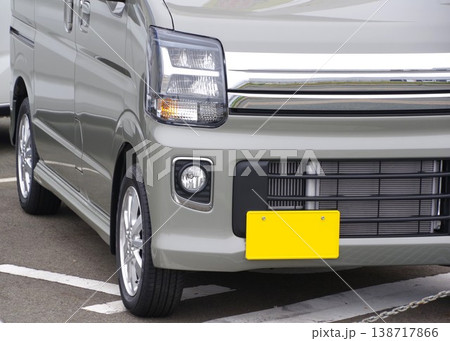 自動車イメージ スズキエブリィワゴンのフロントマスク 自動車イメージ スズキエブリィワゴンのフロントマスク 138717866