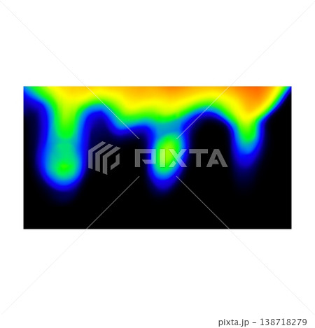 Thermographic map, vector abstract infrared...のイラスト素材 [138718279] - PIXTA