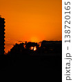 夕焼けに赤く染まる街 138720165