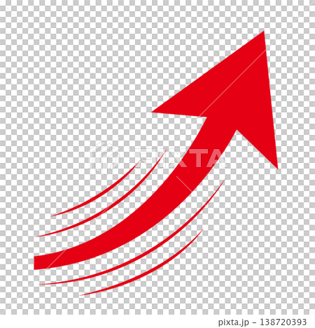 A powerful arrow (red) A powerful arrow (red) 138720393