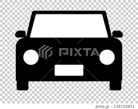 Car front silhouette icon Car front silhouette icon 138720851
