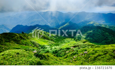 夏の岩菅山登山（岩菅山頂からの眺め） 138721870