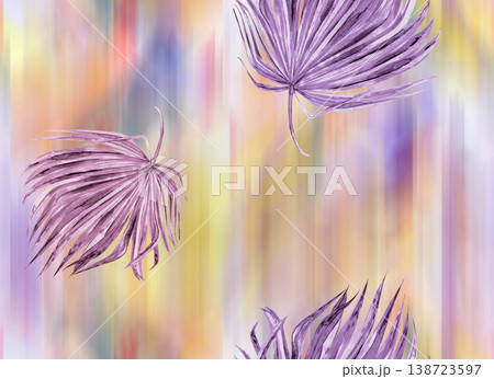 Abstract multicolor seamless pattern with blur effect for textile 138723597