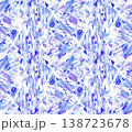 Seamless pattern. Decorative abstract imitation of winter patterns of frozen windows, ice, and window surfaces. 138723678