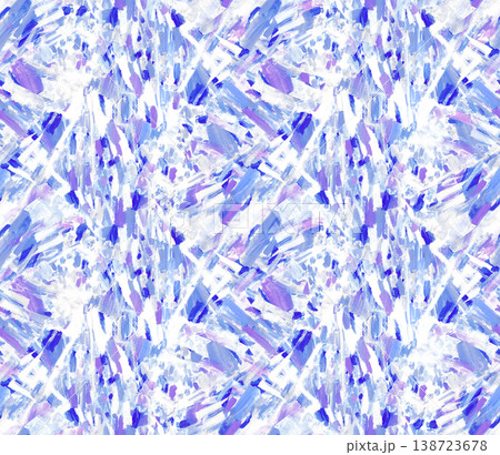 Seamless pattern. Decorative abstract imitation of winter patterns of frozen windows, ice, and window surfaces. 138723678
