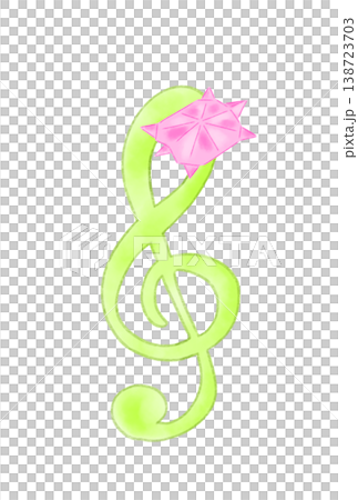 用摺紙製作的有烏龜的音符 138723703