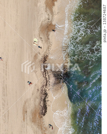 Aerial view Torrevieja beach. Costa Blanca Aerial view Torrevieja beach. Costa Blanca 138724687
