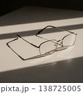 Sparkling metal spectacles produce peaceful shadows every morning 138725005