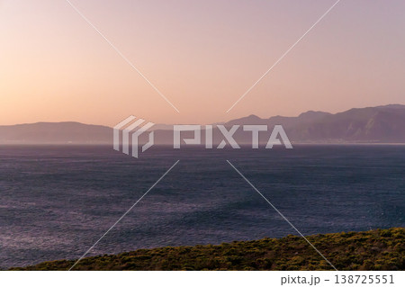 Beautiful sunset over the Atlantic Ocean Beautiful sunset over the Atlantic Ocean 138725551