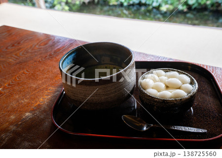 島原名物のかんざらしと抹茶 島原名物のかんざらしと抹茶 138725560