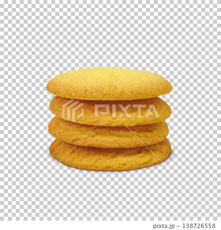 Realistic Cookie Illustrations 138726558