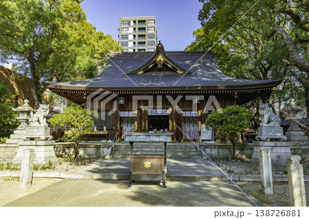 名古屋市街　若宮八幡社　拝殿　愛知県名古屋市 138726881