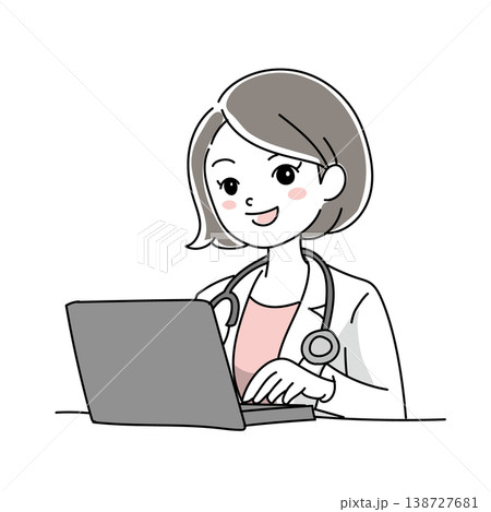 笑顔の女性医師1-11 笑顔の女性医師1-11 138727681