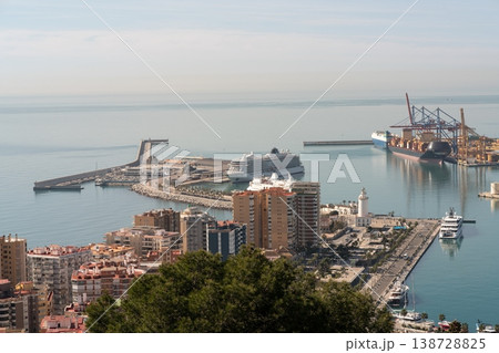 Seaport in Malaga on Costa del Sol Malaga, Spain 138728825