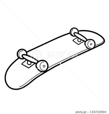 スケートボード2(手描き) スケートボード2(手描き) 138728904