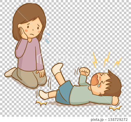 Cover of a pamphlet to deepen understanding of child development support and developmental characteristics: A child who has tantrums or meltdowns and their mother; mental health care and Cover of a pamphlet to deepen understanding of child development support and developmental characteristics: A child who has tantrums or meltdowns and their mother; mental health care and 138729272