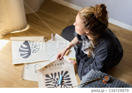 Designing wall display with calming colors and mood setting Designing wall display with calming colors and mood setting 138729879