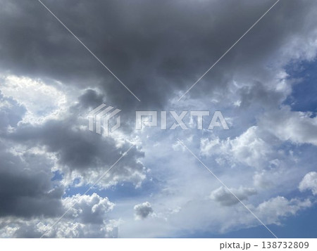 Photo of dramatic cloudy sky with light rays Photo of dramatic cloudy sky with light rays 138732809