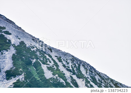 夏の立山連峰 一ノ越ルート 夏の立山連峰 一ノ越ルート 138734223