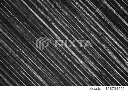 Closeup lines texture stripes wooden dark grunge surface wood background board pattern plank black 138734623