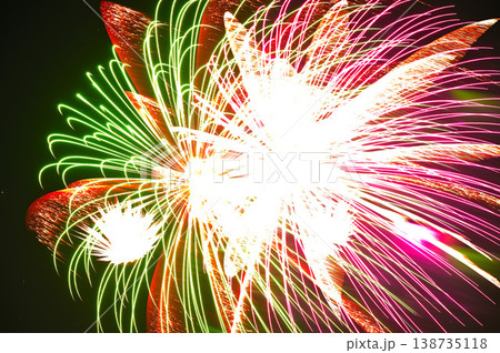 神奈川県相模原市　相模原納涼花火大会　夏の夜空を彩る花火 138735118