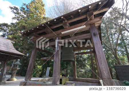 桜川市 椎尾山 薬王院 ひな祭り 鐘 晴天 桜川市 椎尾山 薬王院 ひな祭り 鐘 晴天 138736020