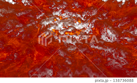 A tornado of flames covers the screen [Variation 3] 138736088