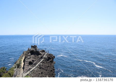南伊豆町の伊豆半島最南端石廊崎の絶景 南伊豆町の伊豆半島最南端石廊崎の絶景 138736170