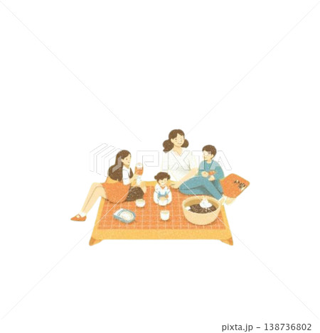 GW（ゴールデンウィーク）・レジャー・休暇のイラスト 138736802