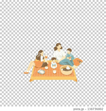 GW（ゴールデンウィーク）・レジャー・休暇のイラスト 138736802