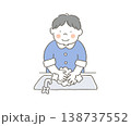 手洗いをする男の子のイラスト 138737552