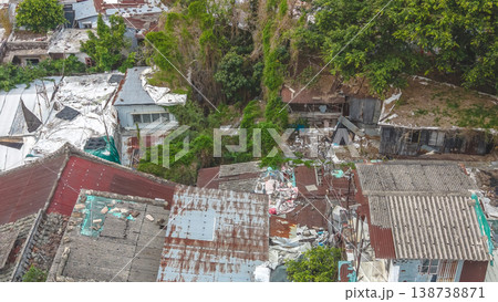 March 28 2026 Dense tin roof homes across Cha Kwo Ling, HK March 28 2026 Dense tin roof homes across Cha Kwo Ling, HK 138738871