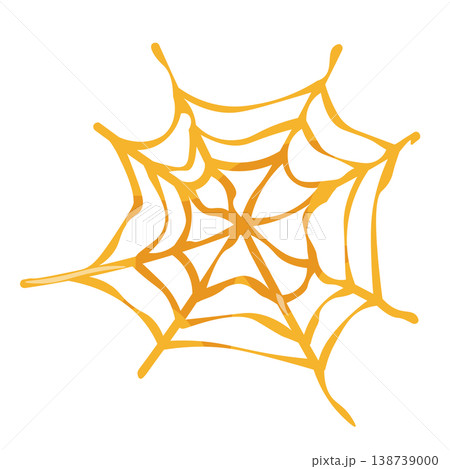 飴細工で作った蜘蛛の巣のイメージイラスト 138739000
