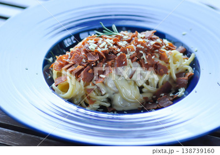 pasta or pasta carbonara or spaghetti or spaghetti carbonara with bacon pasta or pasta carbonara or spaghetti or spaghetti carbonara with bacon 138739160