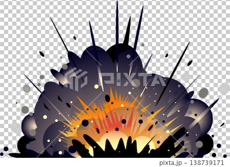 爆発のエフェクトイラストセット:クリーンパス・レイヤー整理済みベクター素材 爆発のエフェクトイラストセット:クリーンパス・レイヤー整理済みベクター素材 138739171