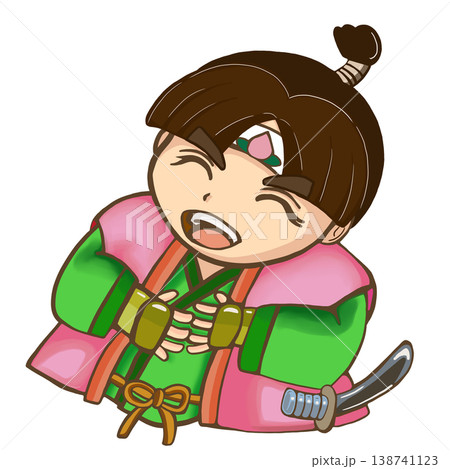 可愛く笑う 桃太郎 可愛く笑う 桃太郎 138741123