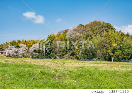 春の田園風景 滋賀県大津市仰木 春の田園風景 滋賀県大津市仰木 138741130