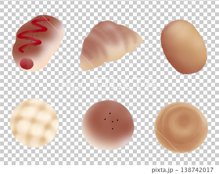 麵包例證集合 138742017