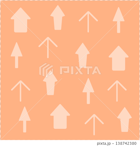 Background illustration with an upward-pointing arrow pattern 138742380