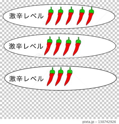 激辛レベル　5 4 3 138742926