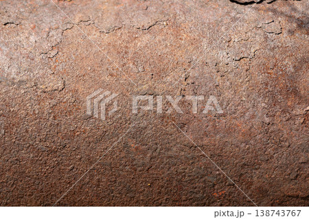 Decayed metal surface. Weathered industrial metal texture. Oxidized metal with peeling paint texture. Corroded rusty metal surface with flaking paint and scratches Decayed metal surface. Weathered industrial metal texture. Oxidized metal with peeling paint texture. Corroded rusty metal surface with flaking paint and scratches 138743767