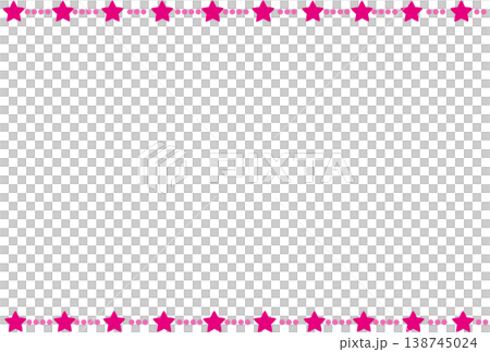 A simple frame with bright pink stars and dots. A simple frame with bright pink stars and dots. 138745024