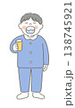 うがいをする男の子 138745921
